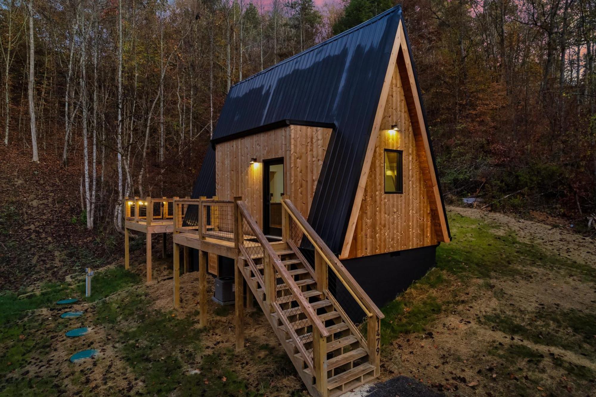 An Escape To The Forest, A Smoky Mountain A-Frame Cabin, Couple'S Romantic Get-Away! Villa Sevierville Exterior foto