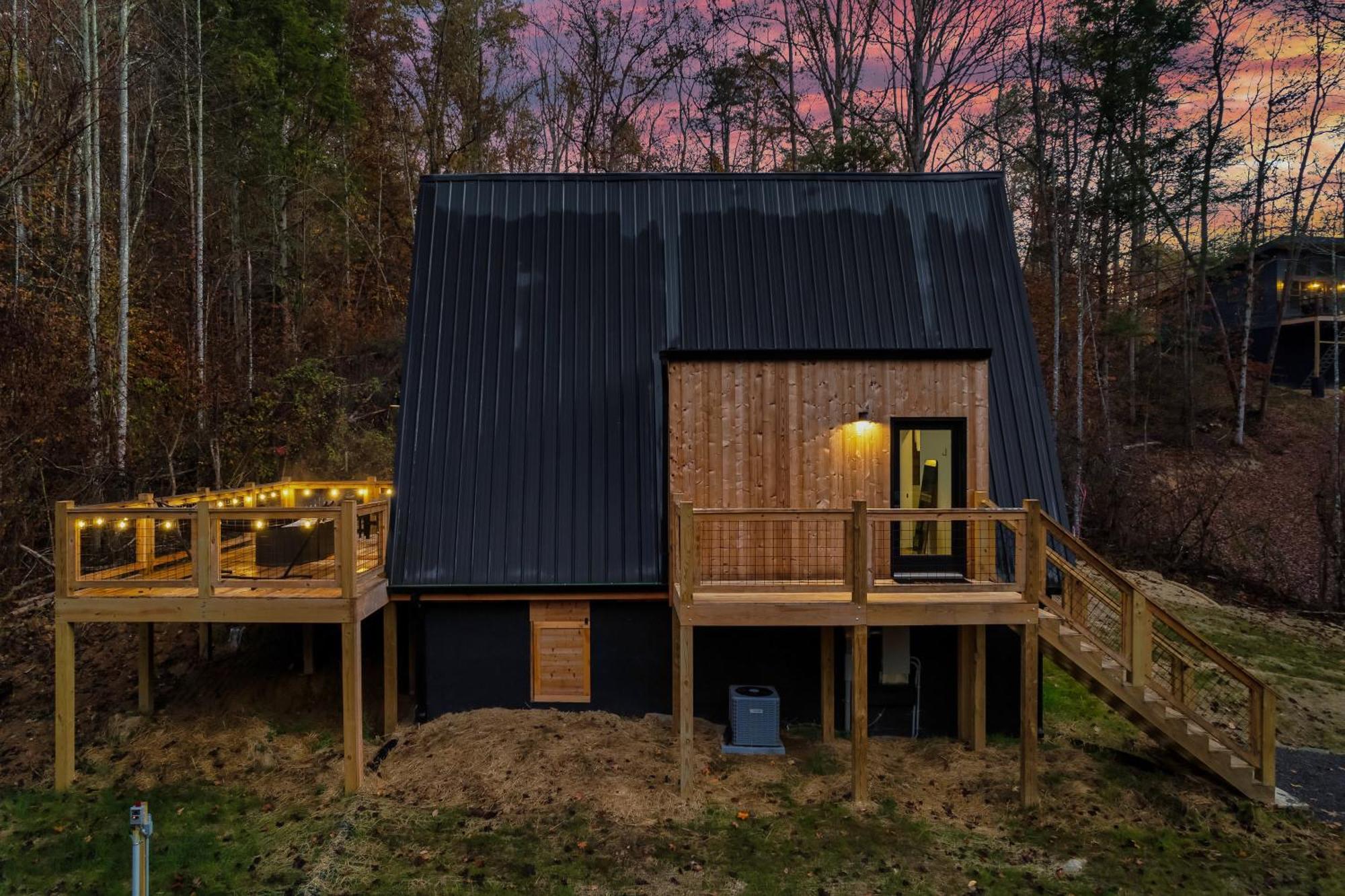 An Escape To The Forest, A Smoky Mountain A-Frame Cabin, Couple'S Romantic Get-Away! Villa Sevierville Exterior foto